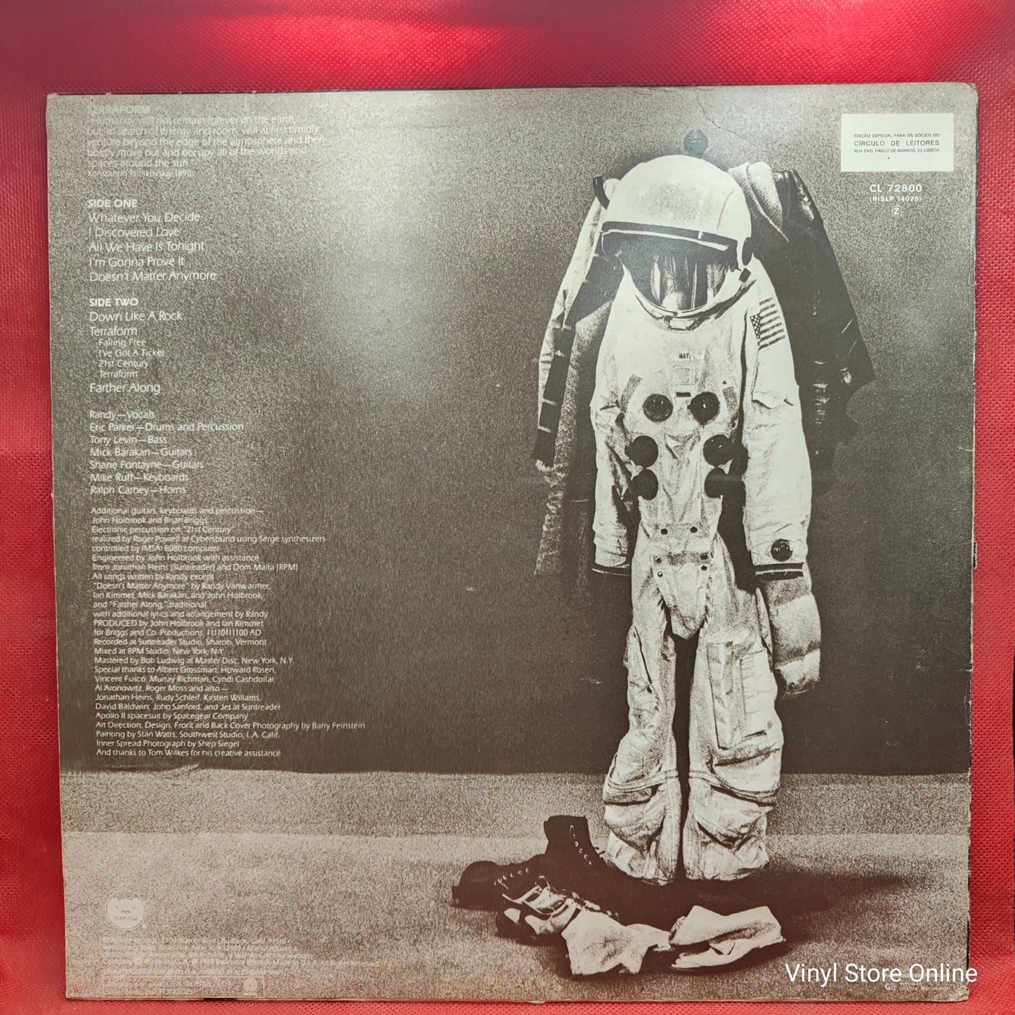 Randy Vanwarmer - Terraform (LP, Album, Club)