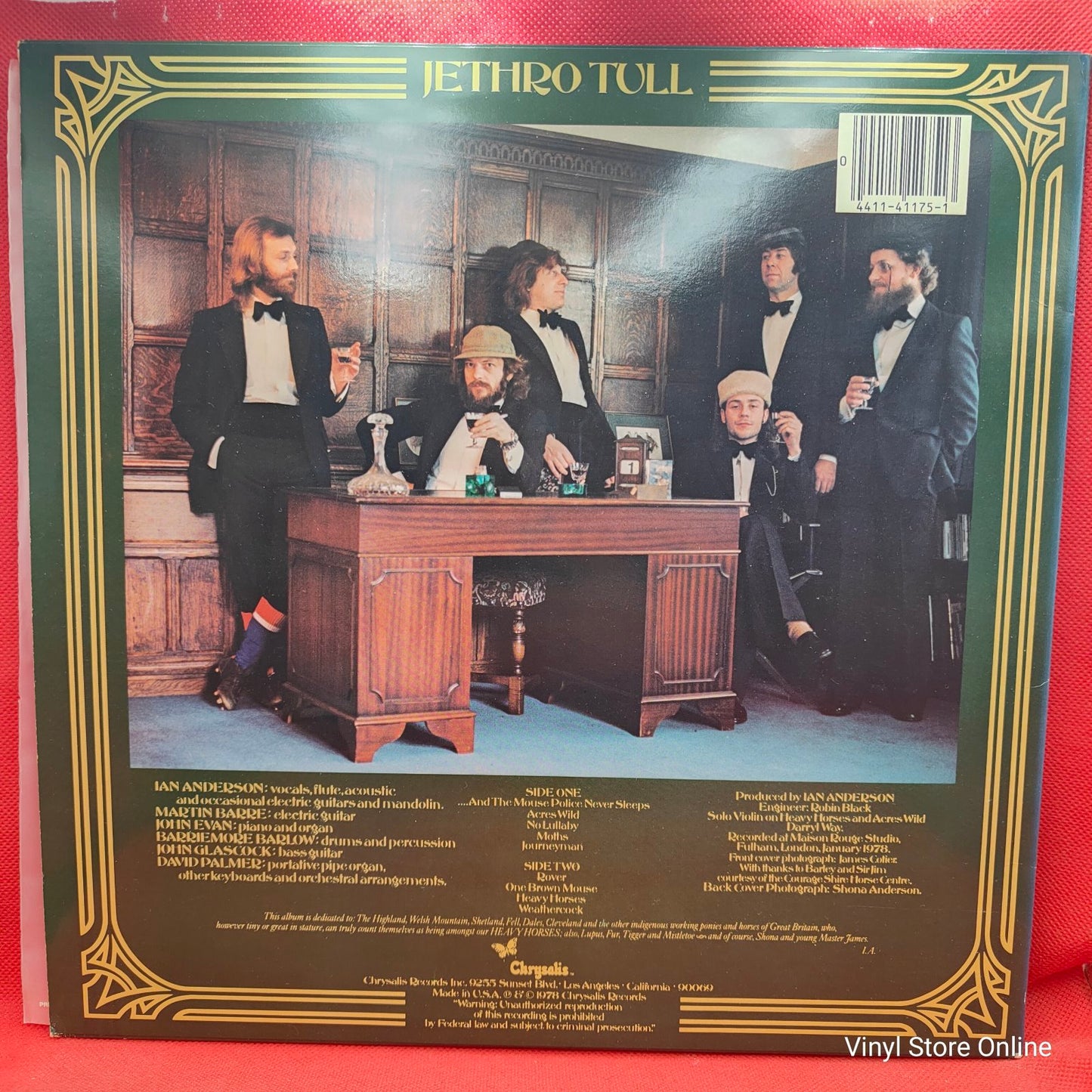 Jethro Tull - Heavy Horses (LP, Album, RE)