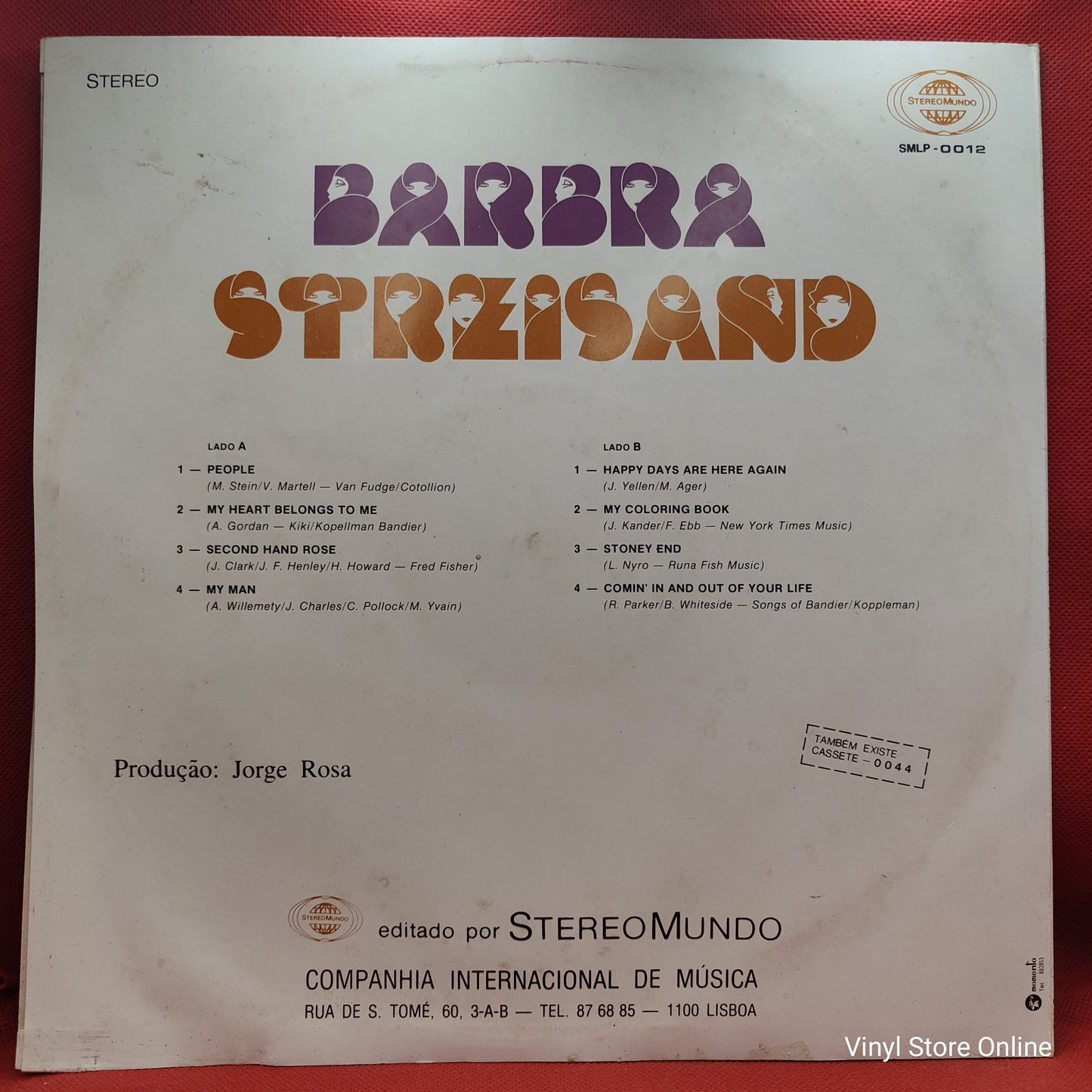 Various - Tributo To Barbra Streisand (LP)