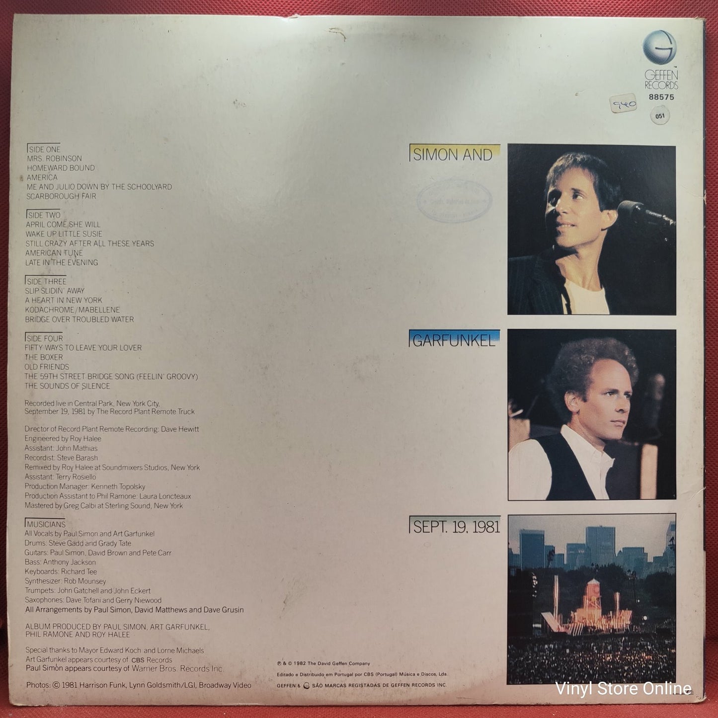 Simon And Garfunkel - The Concert In Central Park (2xLP)