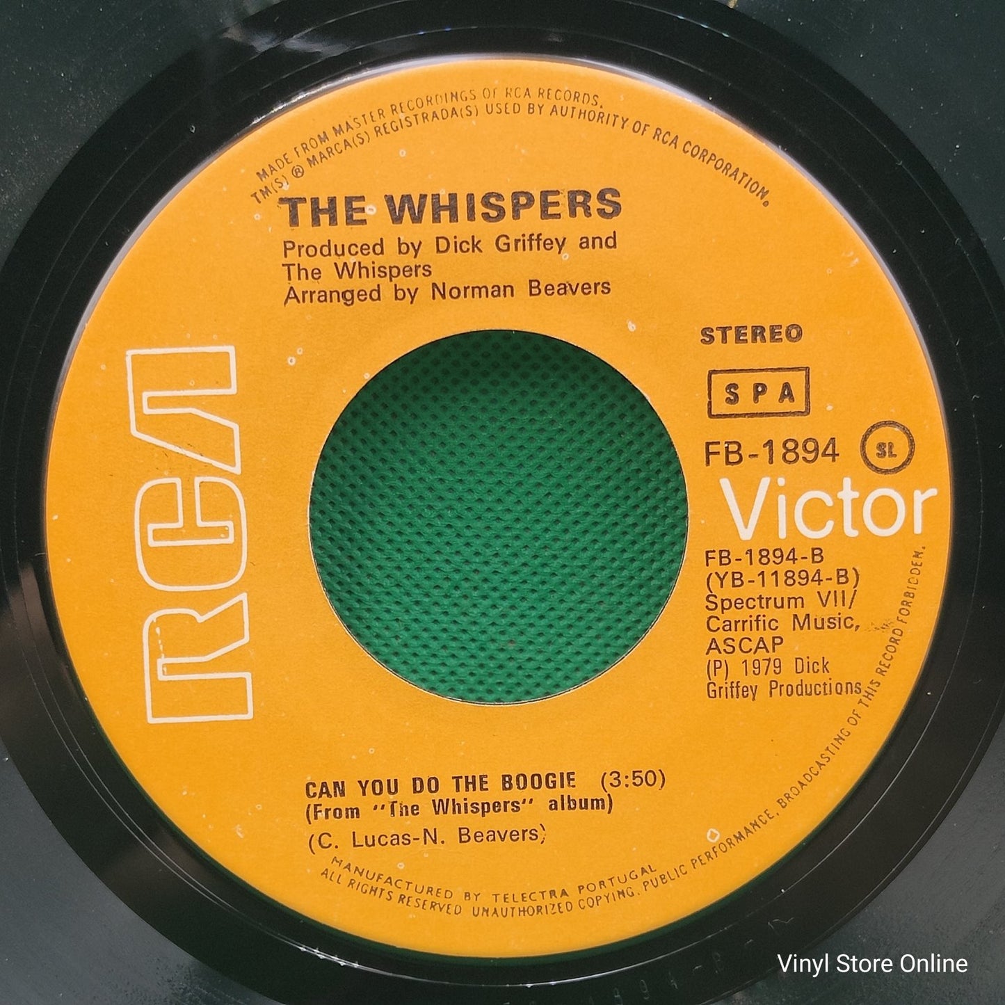 The Whispers - And The Beat Goes On / Can You Do The Boogie (SP)