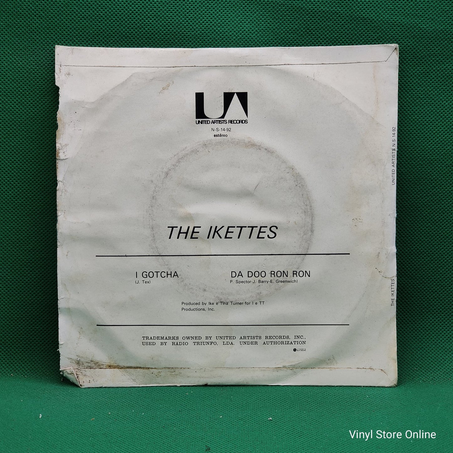 The Ikettes - I Gotcha/Da Doo Ron Ron (SP)