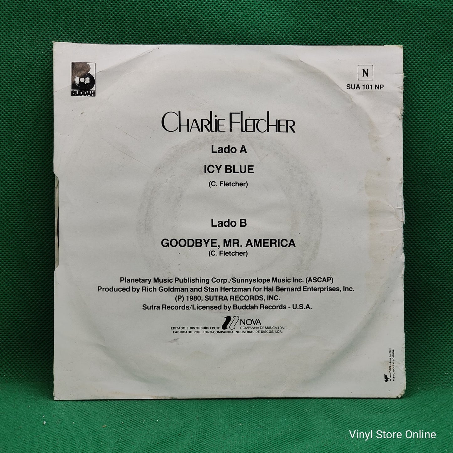 Charlie Fletcher - Icy Blue / Goodbye, Mr. America (SP)
