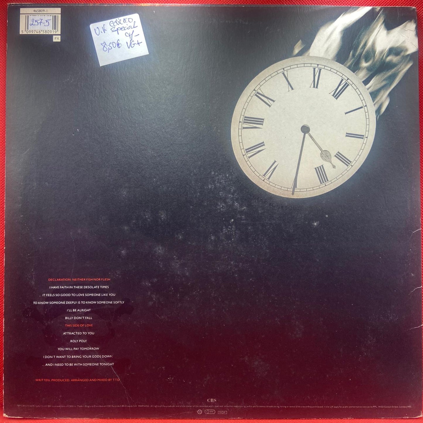 Terence Trent D'Arby – Terence Trent D'Arby's Neither Fish Nor Flesh: A Soundtrack Of Love, Faith, Hope And Destruction