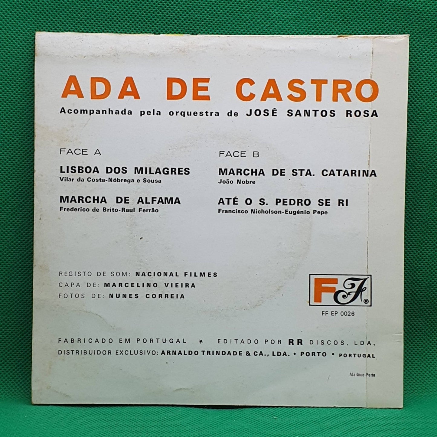 Ada De Castro – Grande Marcha de Lisboa de 1968 - Vinyl Store Online