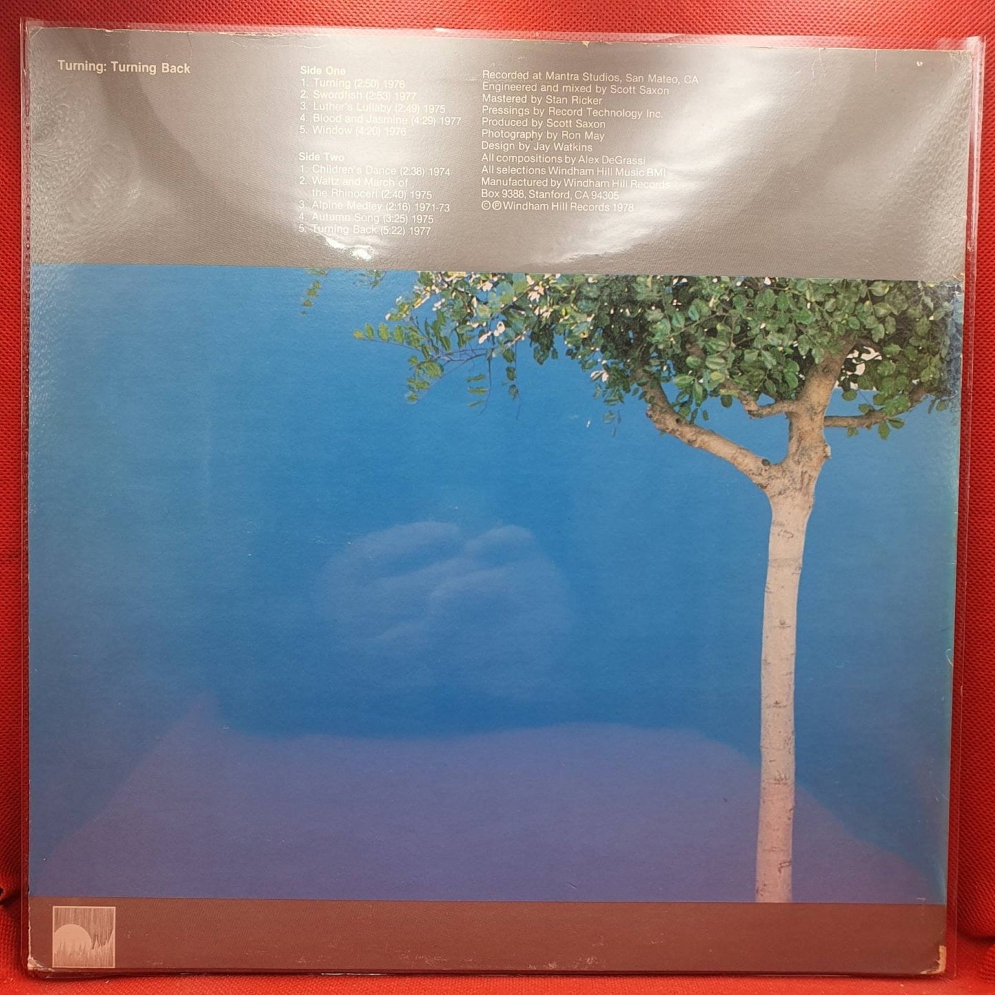 Alex De Grassi – Turning: Turning Back - Vinyl Store Online