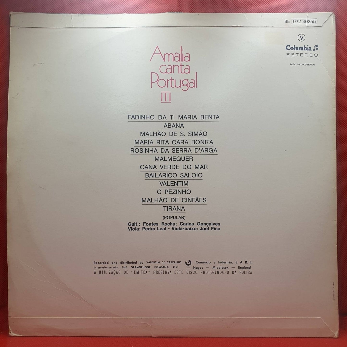 Amália Rodrigues – Amália Canta Portugal III - Vinyl Store Online