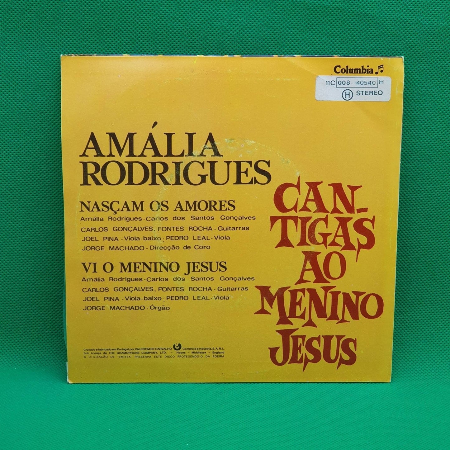 Amália Rodrigues – Cantigas Ao Menino Jesus - Vinyl Store Online