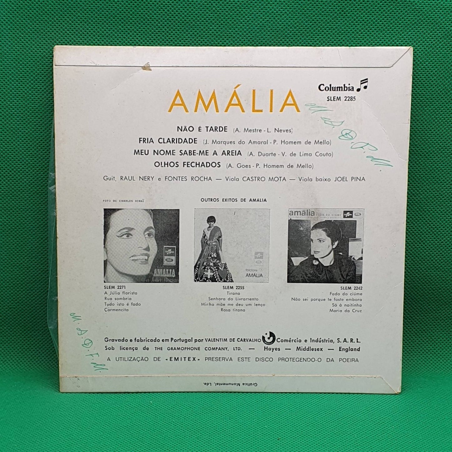 Amália Rodrigues – Não É Tarde - Vinyl Store Online