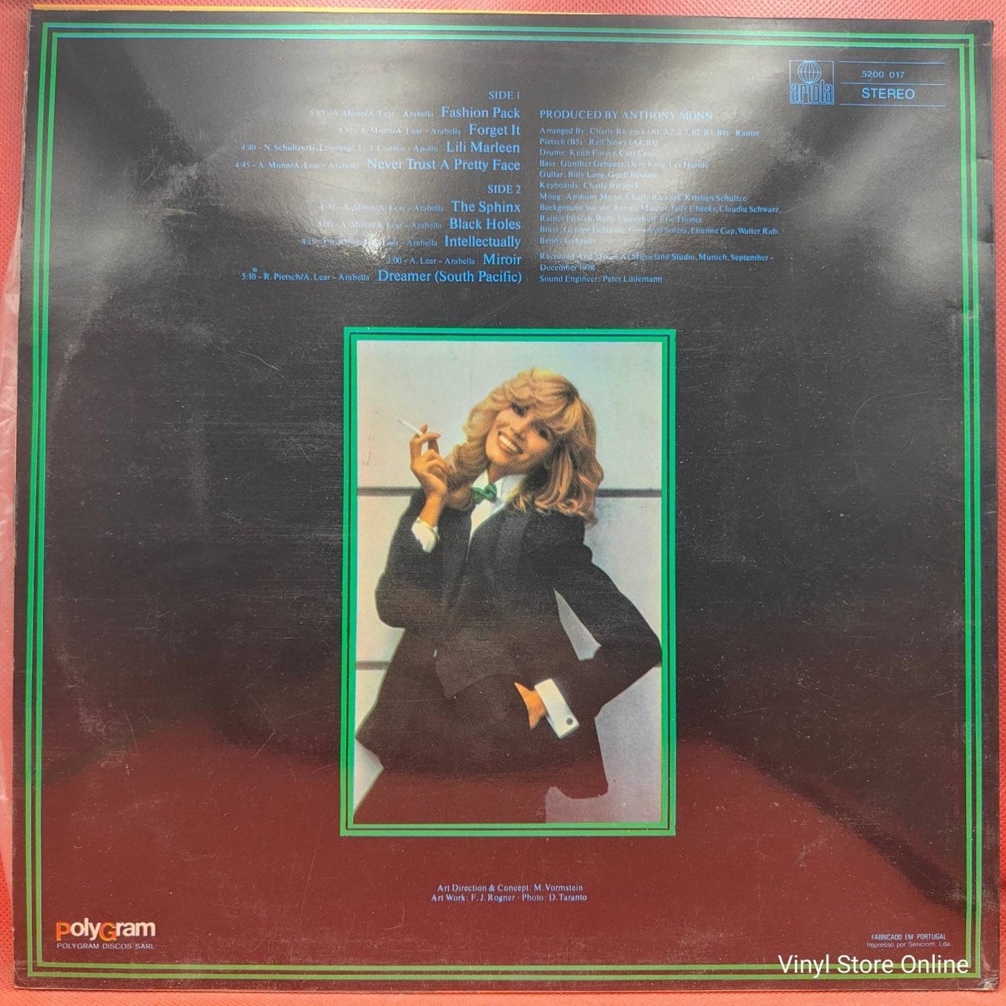 Amanda Lear – Never Trust A Pretty Face - Vinyl Store Online