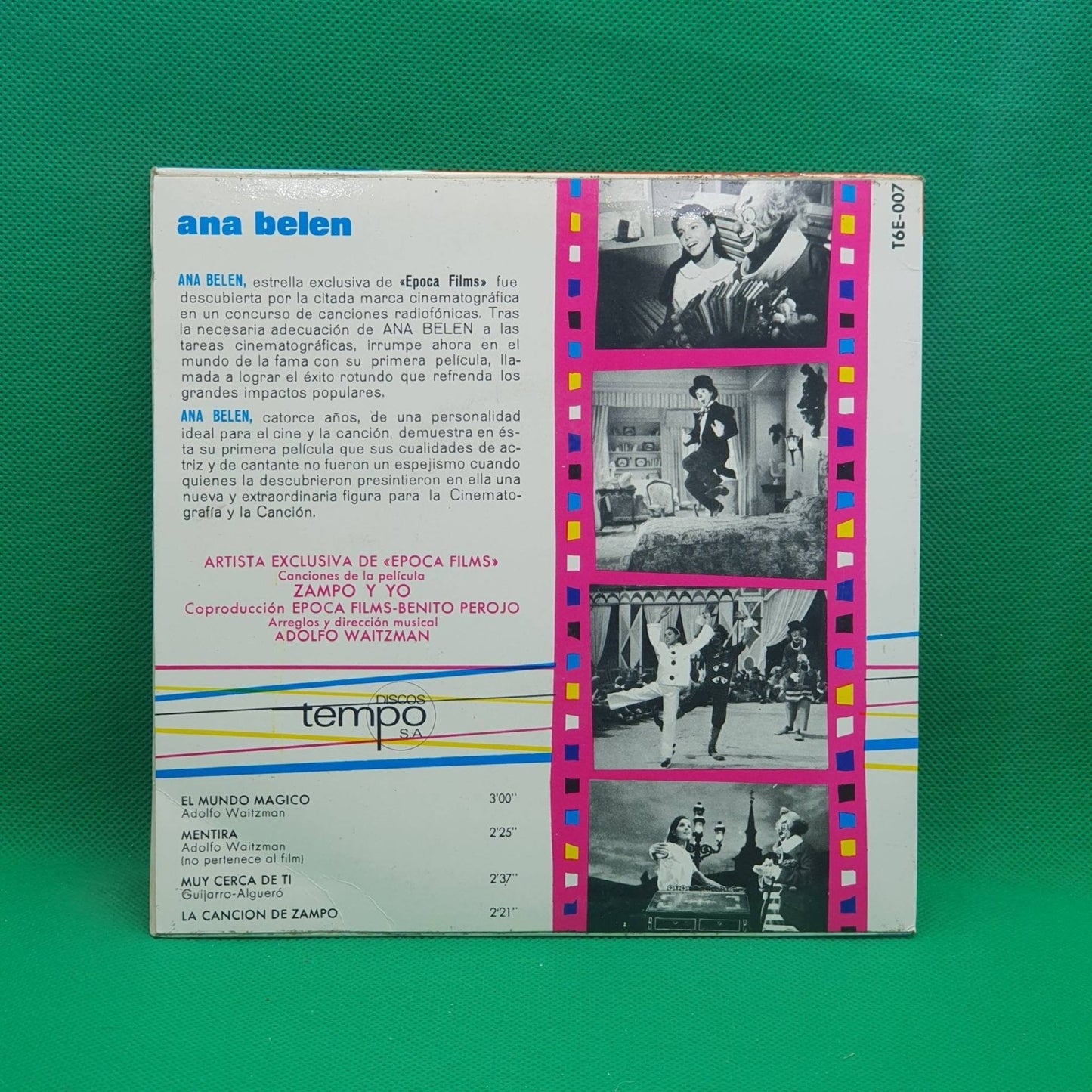 Ana Belen – Canciones de La Película Zampo Y Yo - Vinyl Store Online