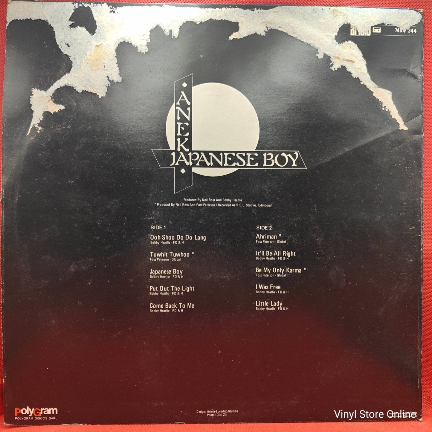 Aneka – Japanese Boy - Vinyl Store Online