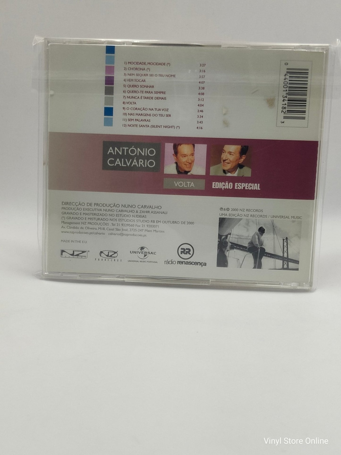 António Calvário – Volta - Edição Especial - Vinyl Store Online