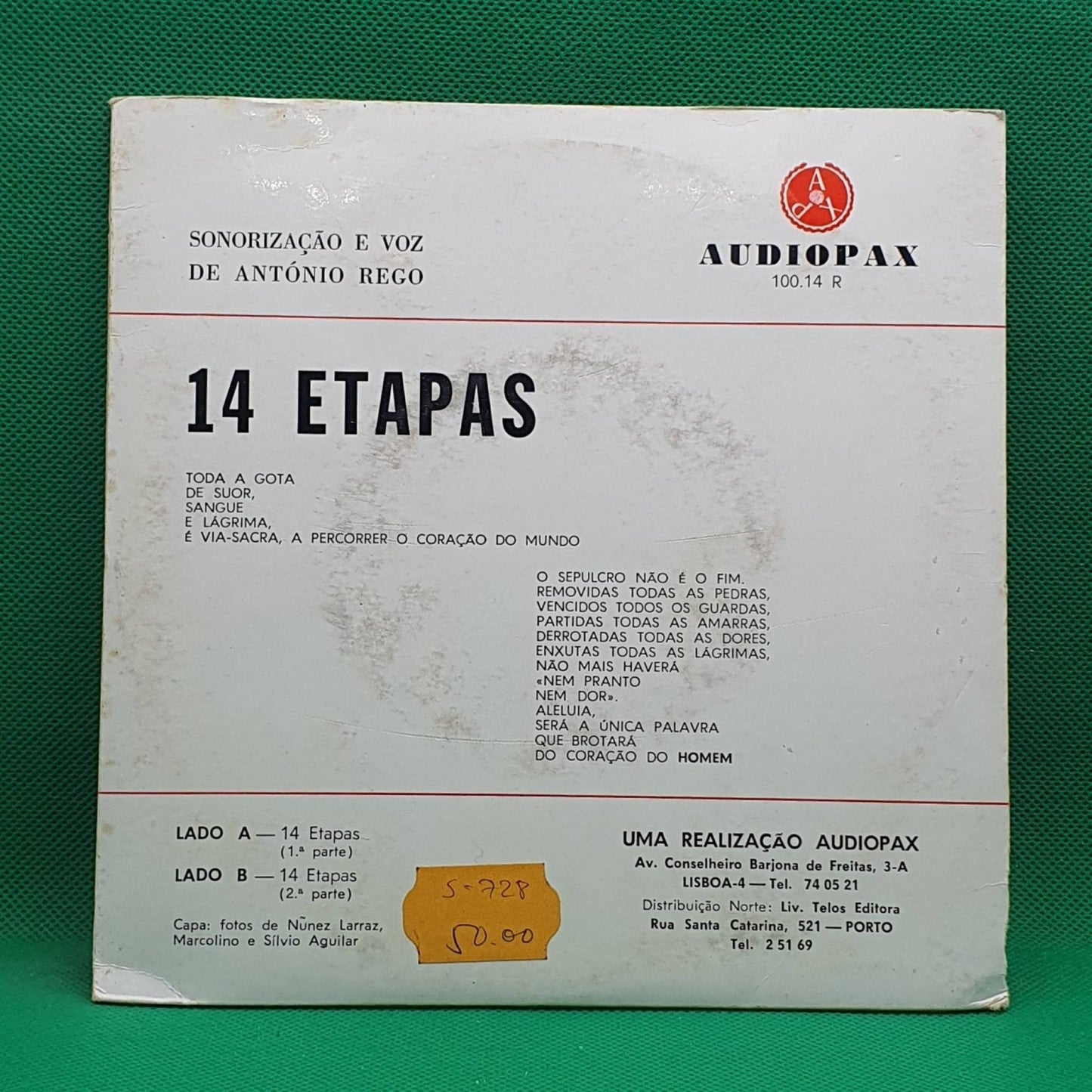 António Rego – 14 Etapas - Vinyl Store Online