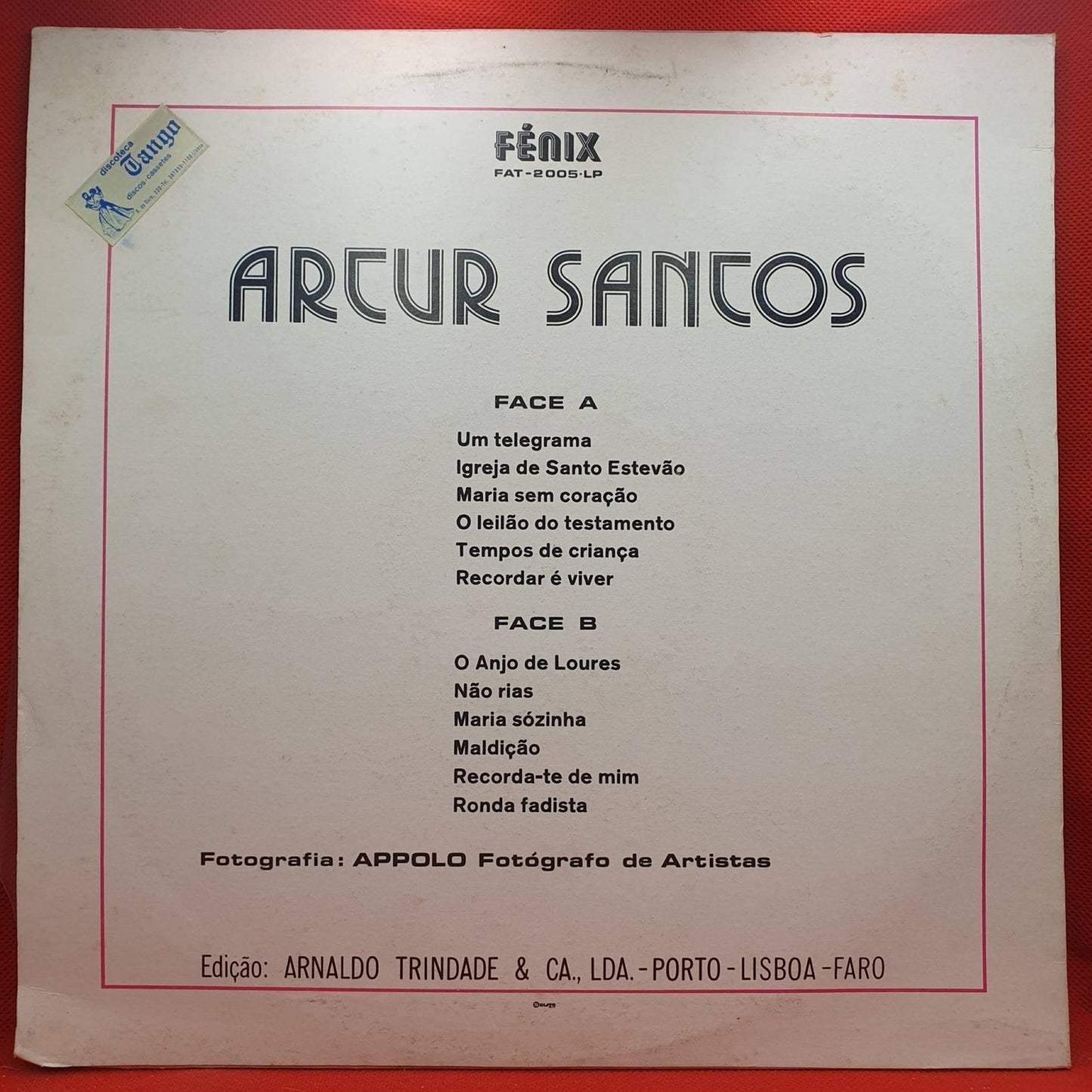 Artur Santos – Maria Sem Coração - Vinyl Store Online
