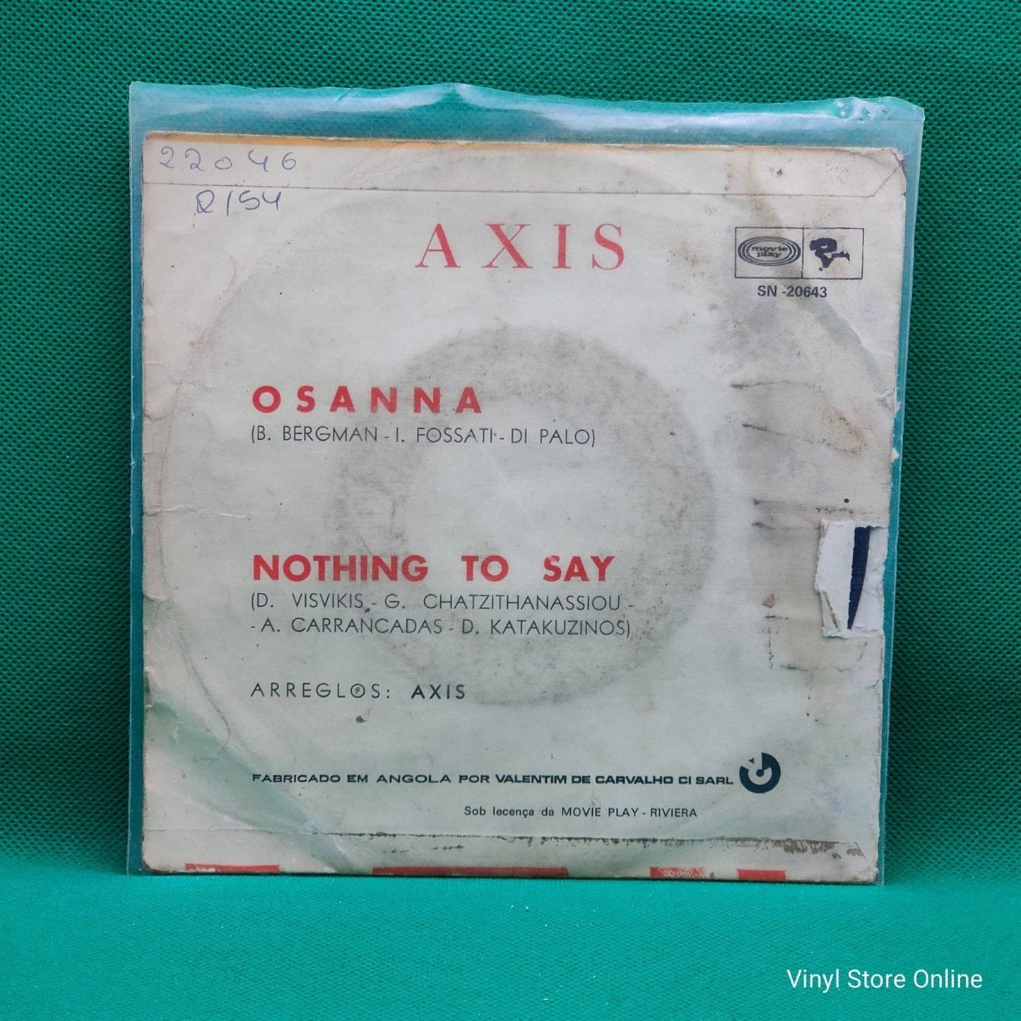 Axis – Osanna - Vinyl Store Online