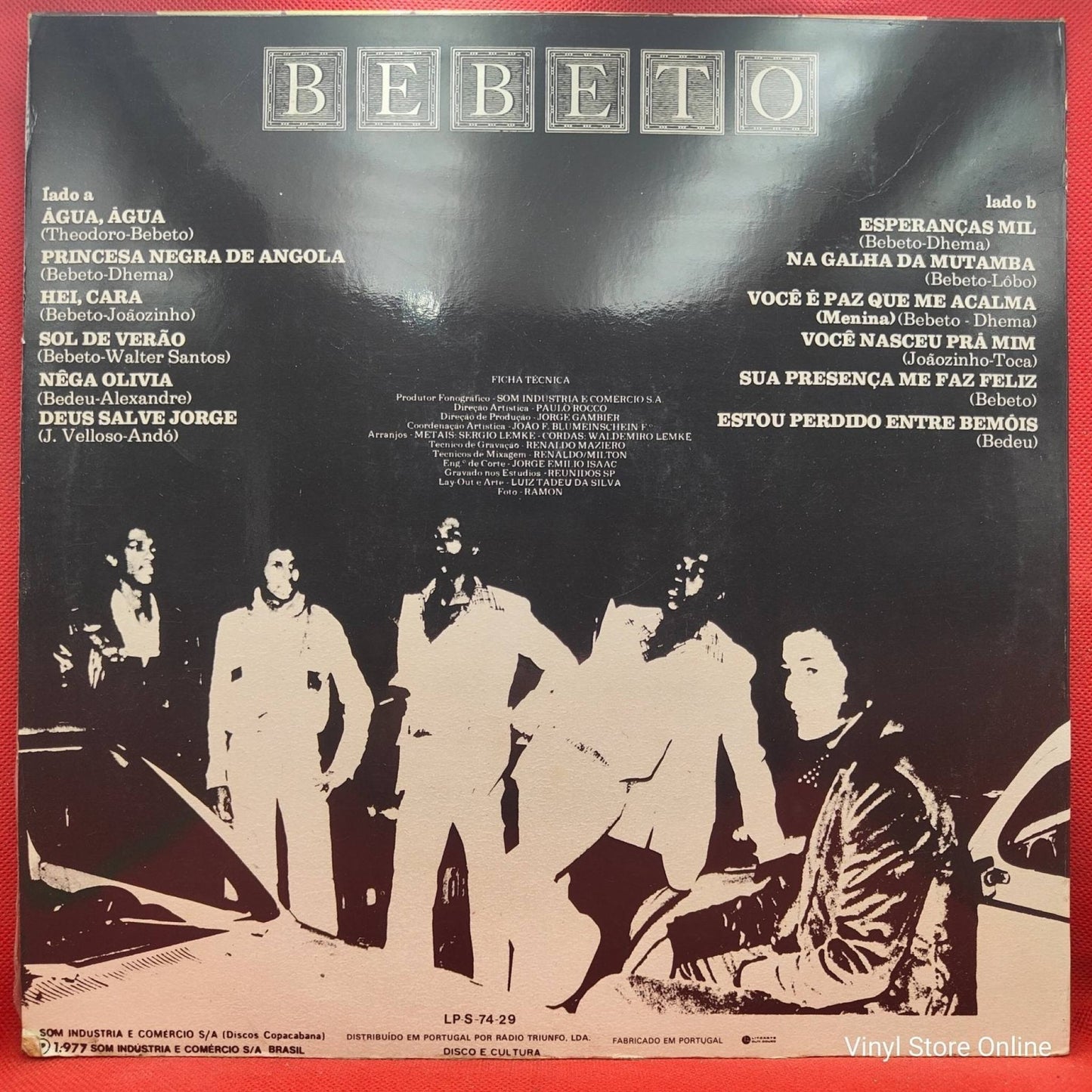 Bebeto – Esperanças Mil - Vinyl Store Online
