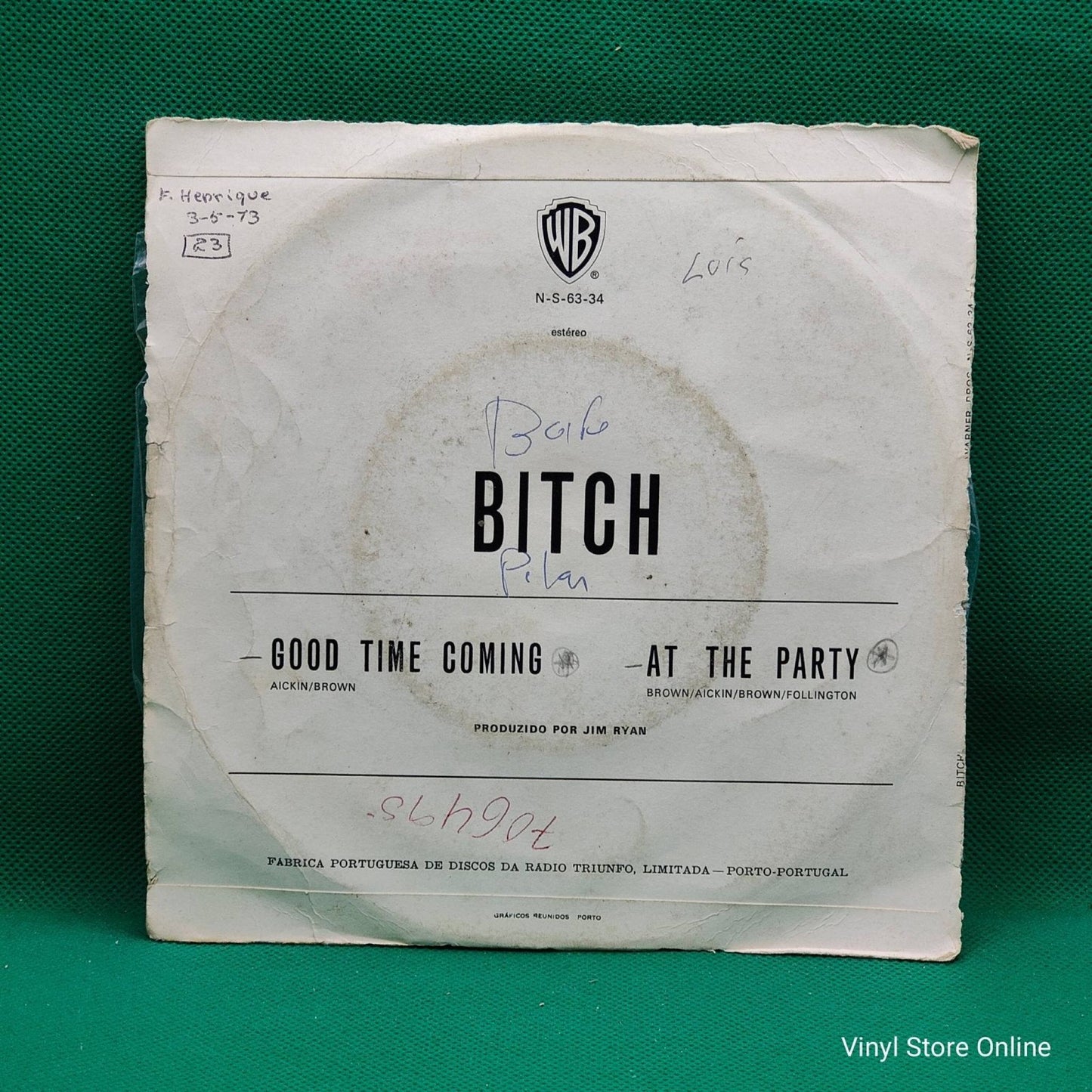 Bitch – Good Time Coming / At The Party - Vinyl Store Online