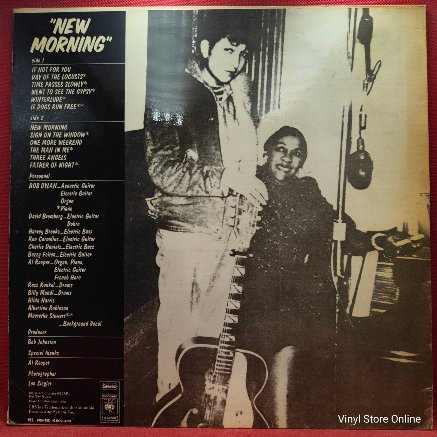 Bob Dylan – New Morning - Vinyl Store Online