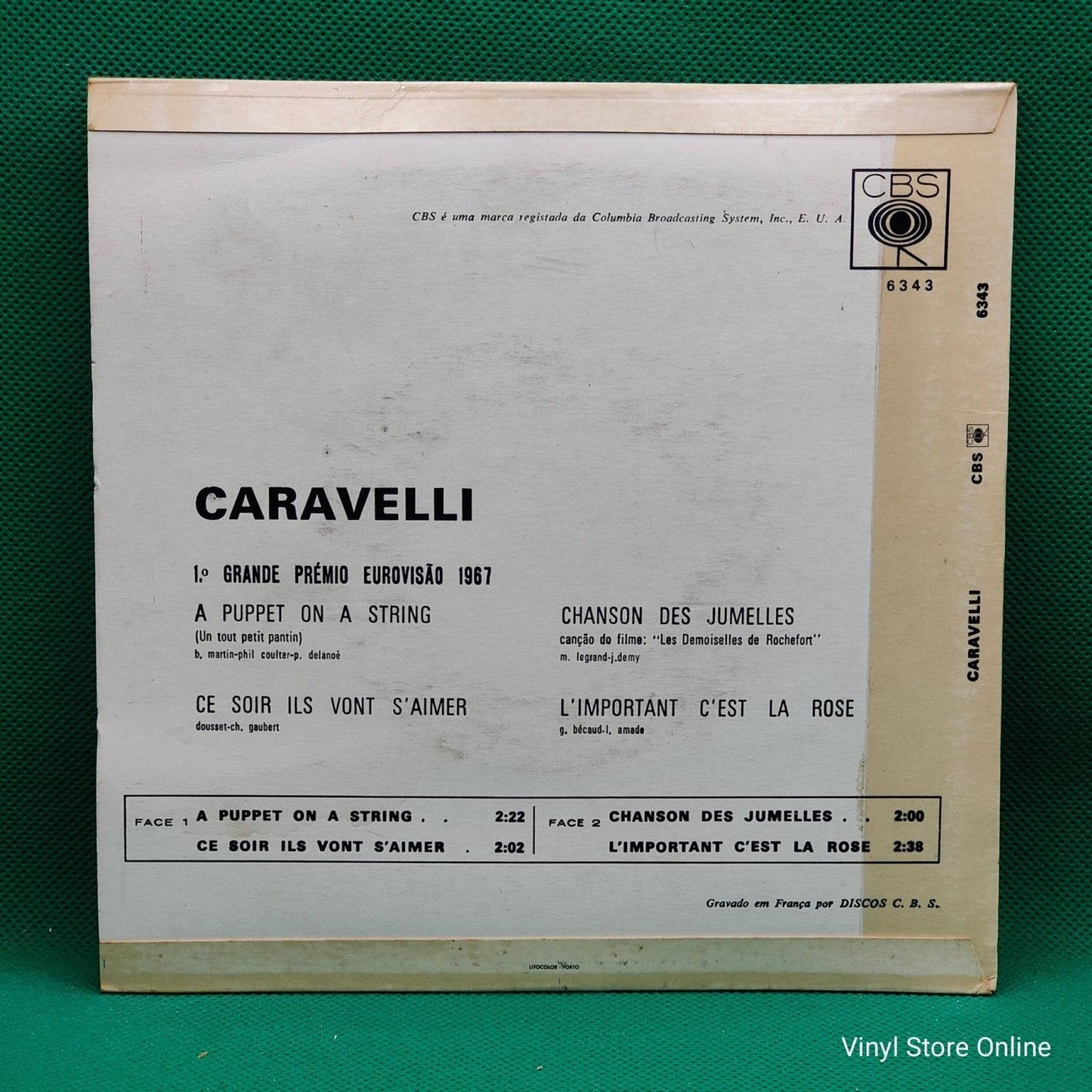 Caravelli & His Orchestra – A Puppet On A String - Vinyl Store Online