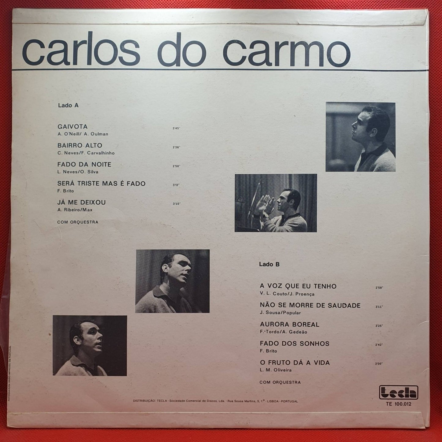 Carlos Do Carmo – Carlos Do Carmo - Vinyl Store Online