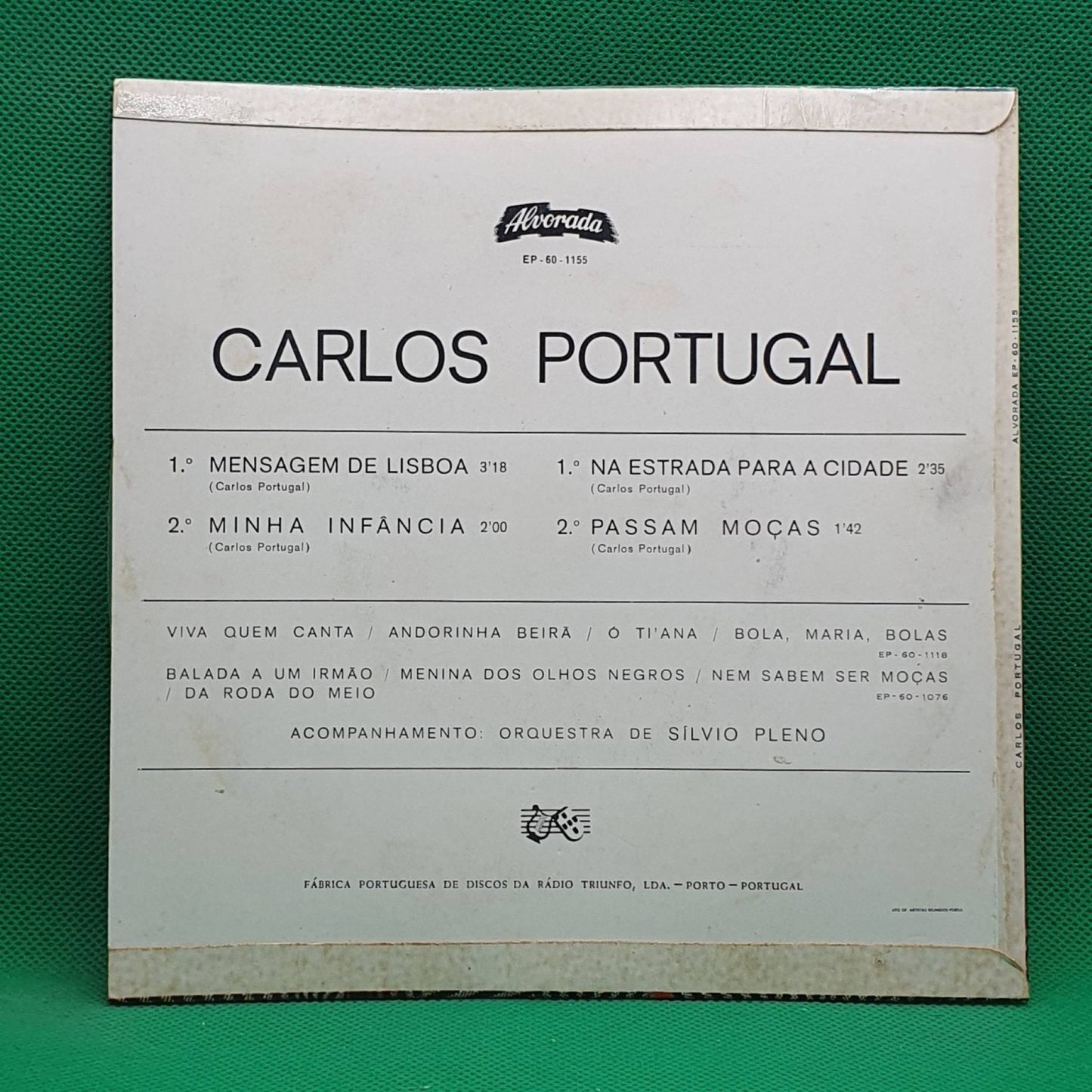 Carlos Portugal – Mensagem De Lisboa - Vinyl Store Online