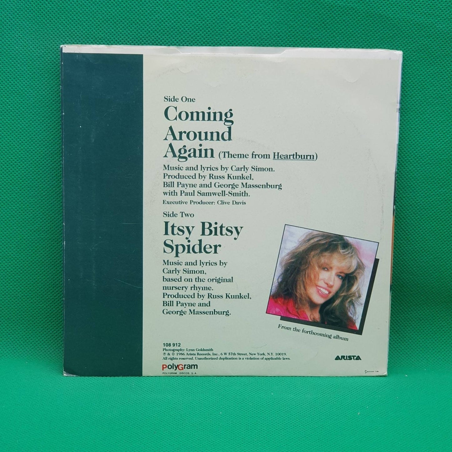 Carly Simon – Coming Around Again - Vinyl Store Online