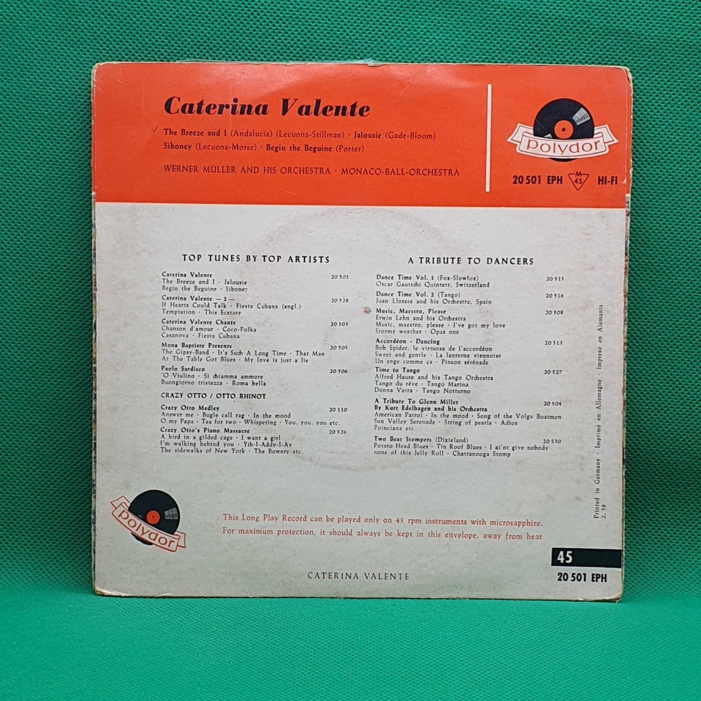 Caterina Valente – Caterina Valente - Vinyl Store Online