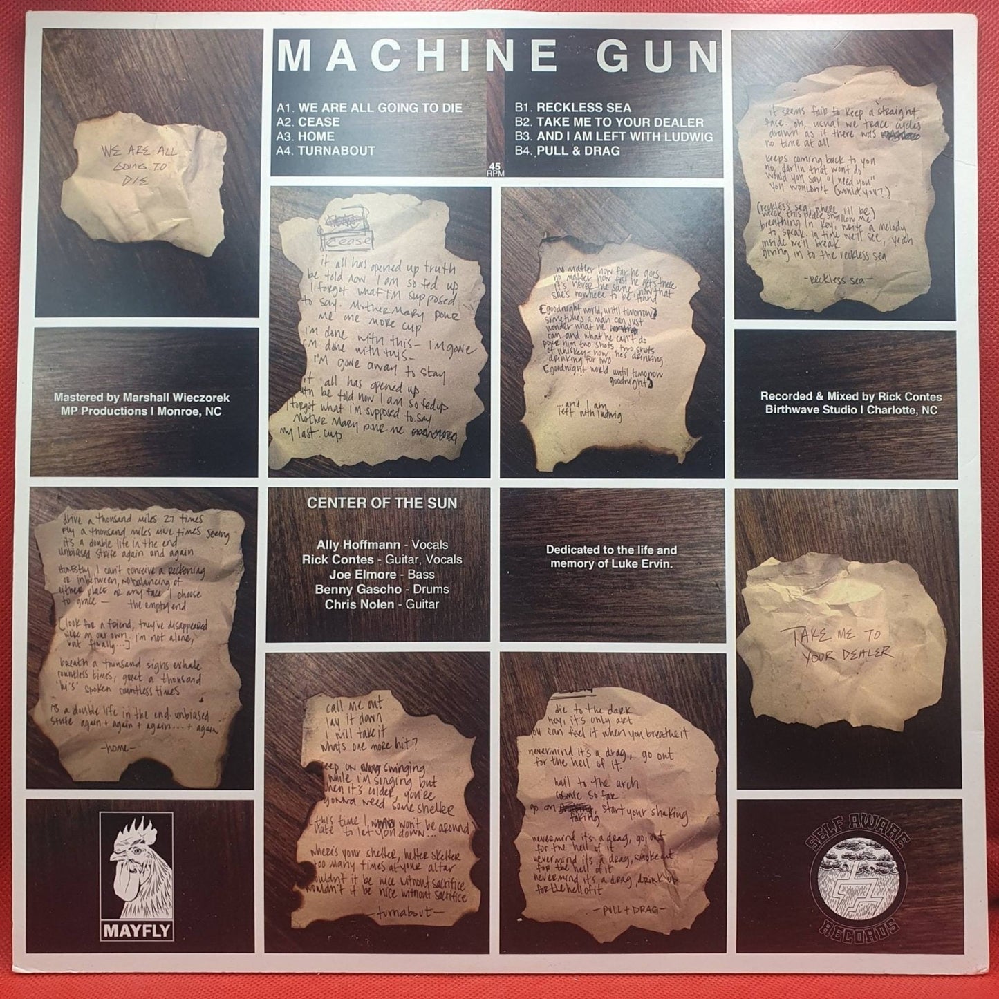 Center Of The Sun – Machine Gun - Vinyl Store Online