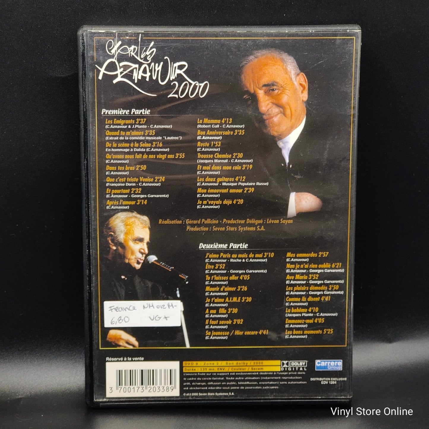 Charles Aznavour – 2000 (Concert Intégral) - Vinyl Store Online
