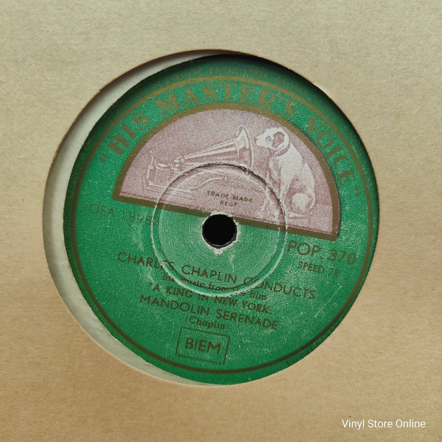 Charles Chaplin* – The Spring Song / Mandolin Serenade - Vinyl Store Online