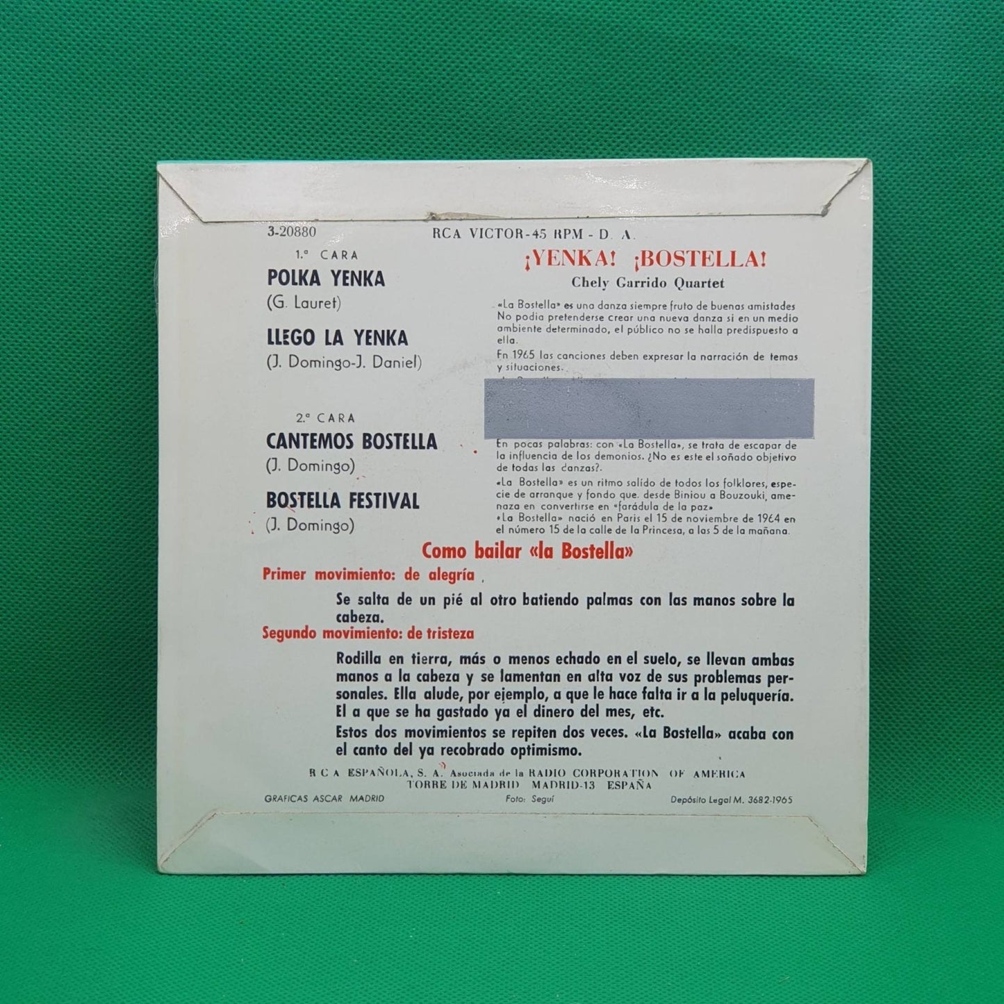 Chely Garrido Quartet – Bostella - Vinyl Store Online