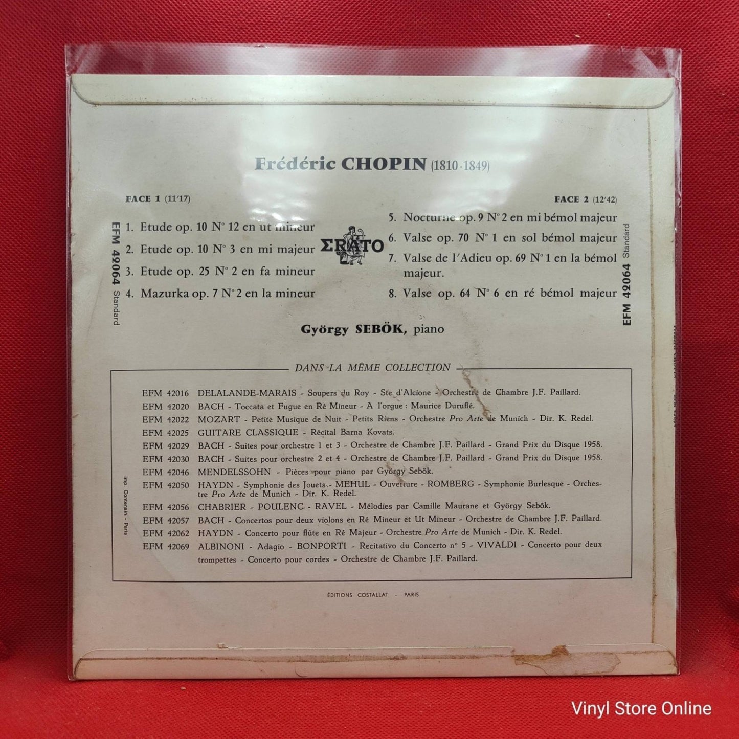 Chopin, György Sebök – Chopin - Vinyl Store Online