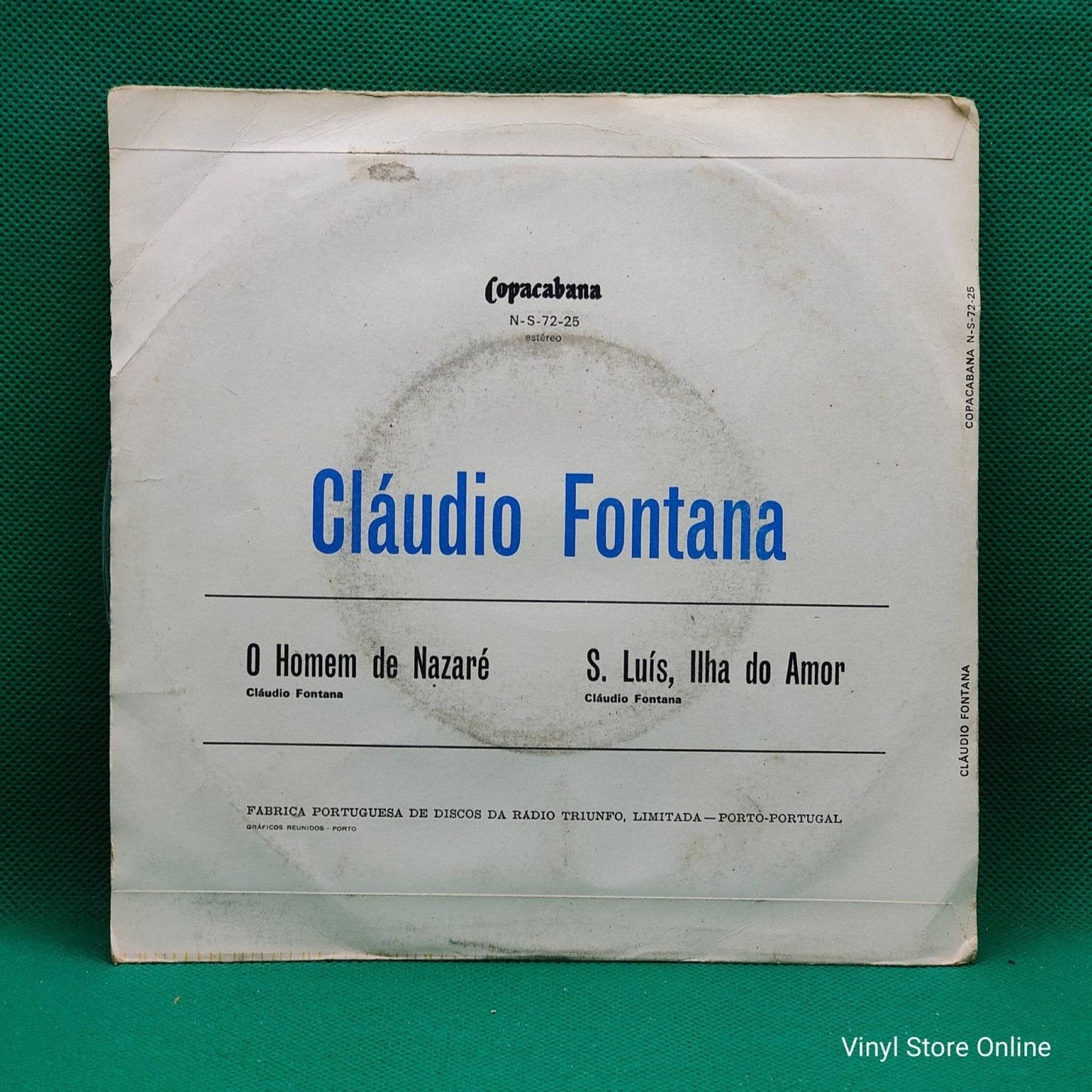 Cláudio Fontana – O Homem De Nazaré - Vinyl Store Online