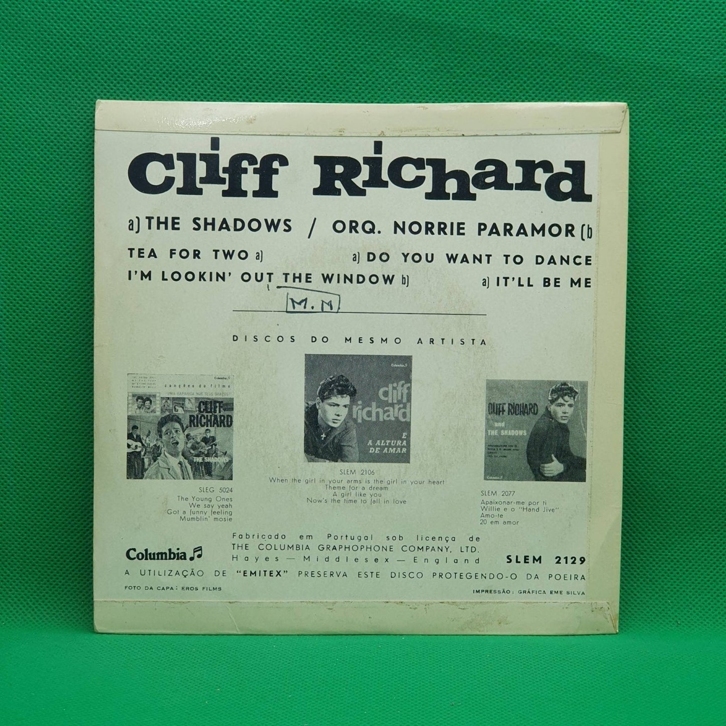 Cliff Richard And The Shadows – Tea For Two - Vinyl Store Online