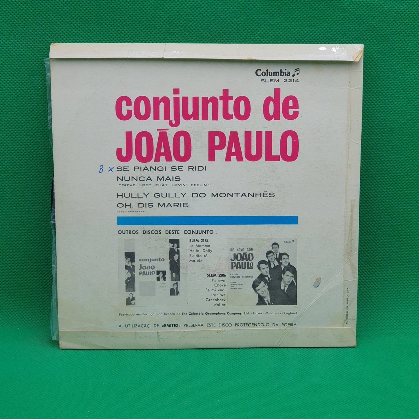 Conjunto de João Paulo – + 1 Disco = 4 Sucessos - Vinyl Store Online