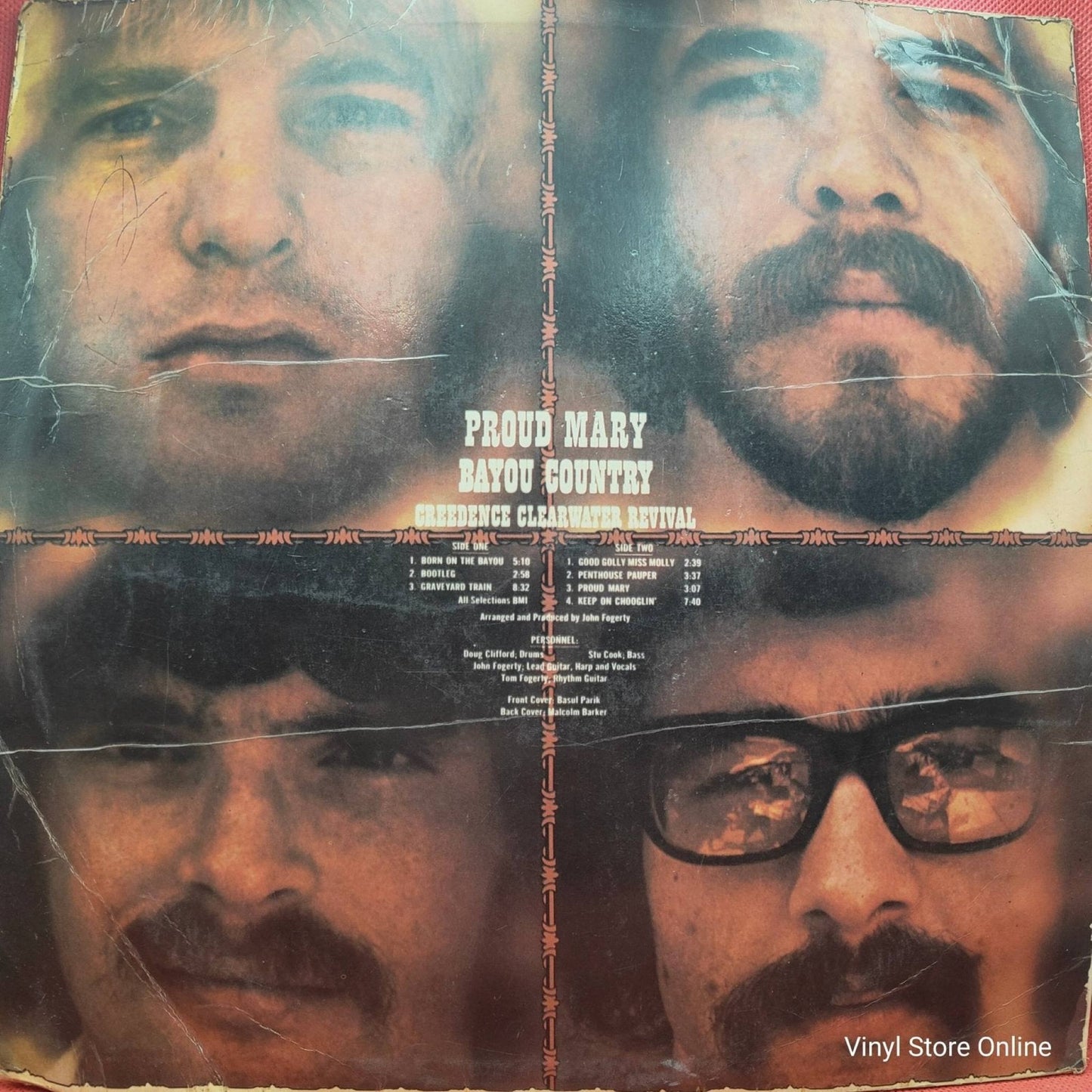 Creedence Clearwater Revival – Proud Mary / Bayou Country - Vinyl Store Online