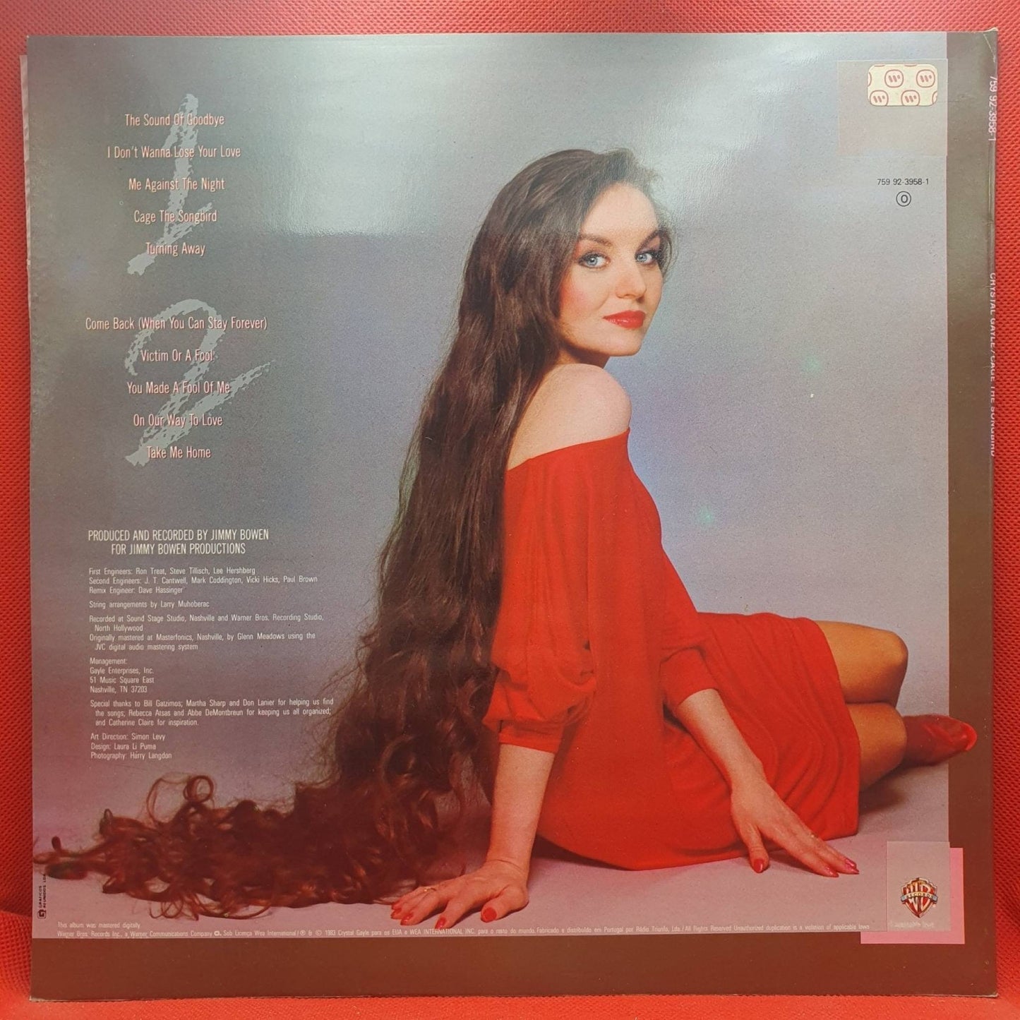 Crystal Gayle – Cage The Songbird - Vinyl Store Online