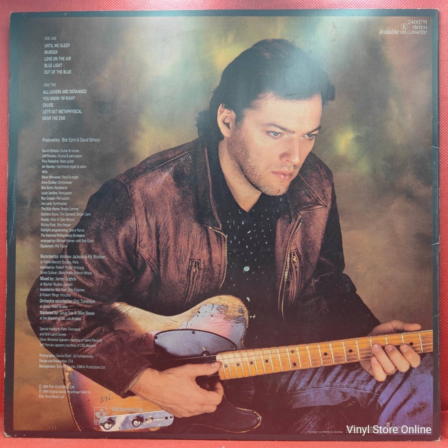David Gilmour – About Face - Vinyl Store Online