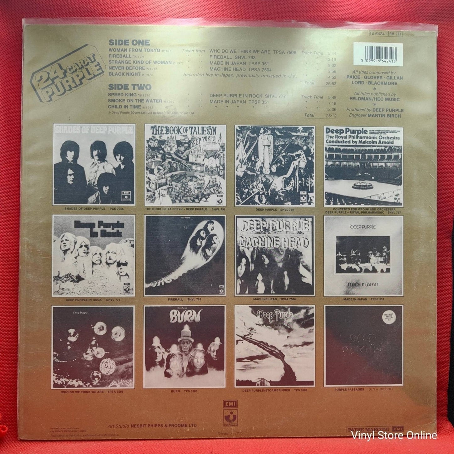 Deep Purple – 24 Carat Purple - Vinyl Store Online