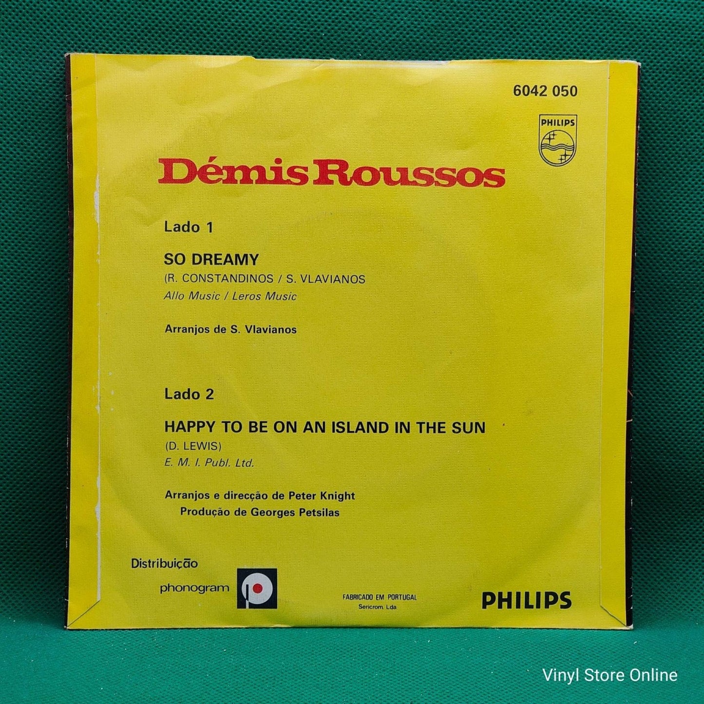 Demis Roussos – So Dreamy - Vinyl Store Online