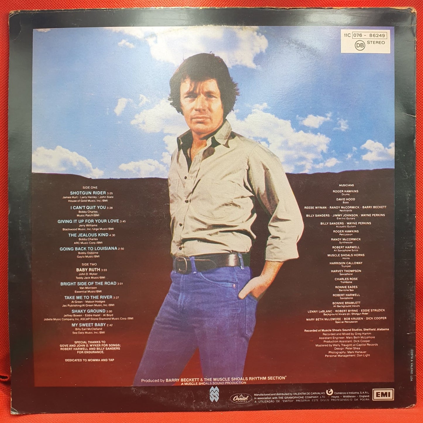 Delbert McClinton - The Jealous Kind (LP) · fotografia 2