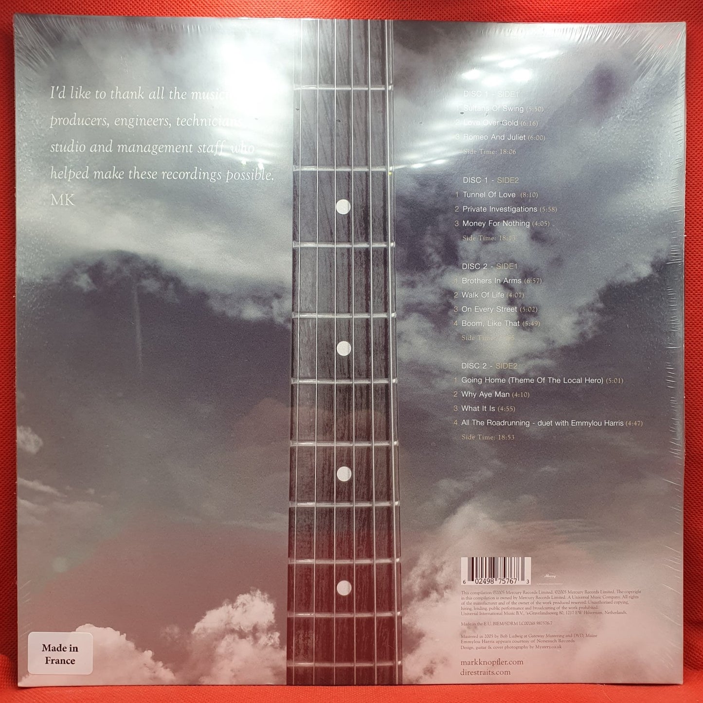 Dire Straits & Mark Knopfler - Private Investigations (2xLP) · fotografia 2
