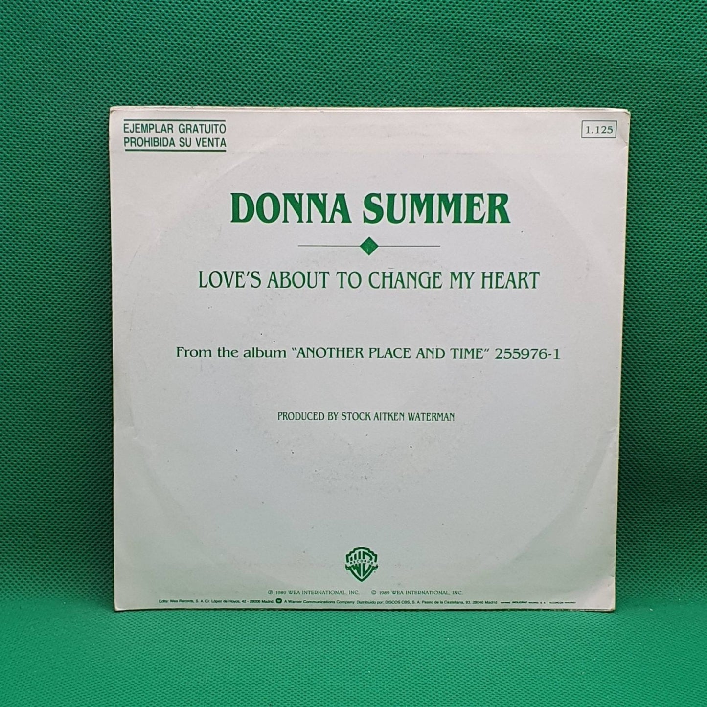 Donna Summer – Love's About To Change My Heart - Vinyl Store Online