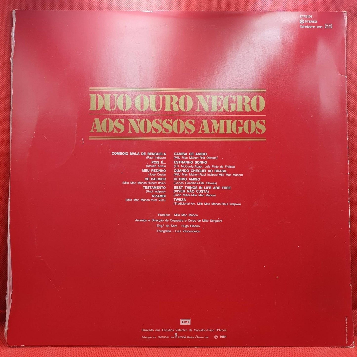 Duo Ouro Negro – Aos Nossos Amigos - Vinyl Store Online