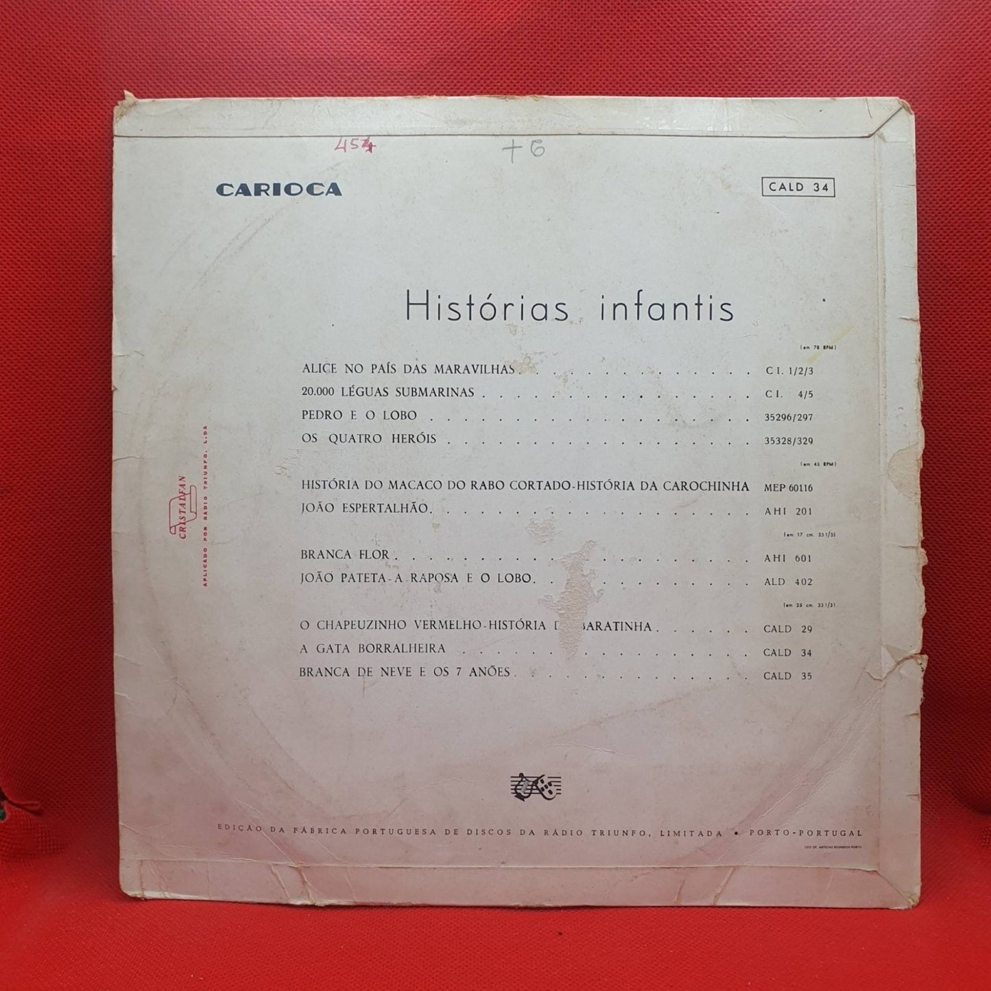 Elenco Continental – A Gata Borralheira - Vinyl Store Online