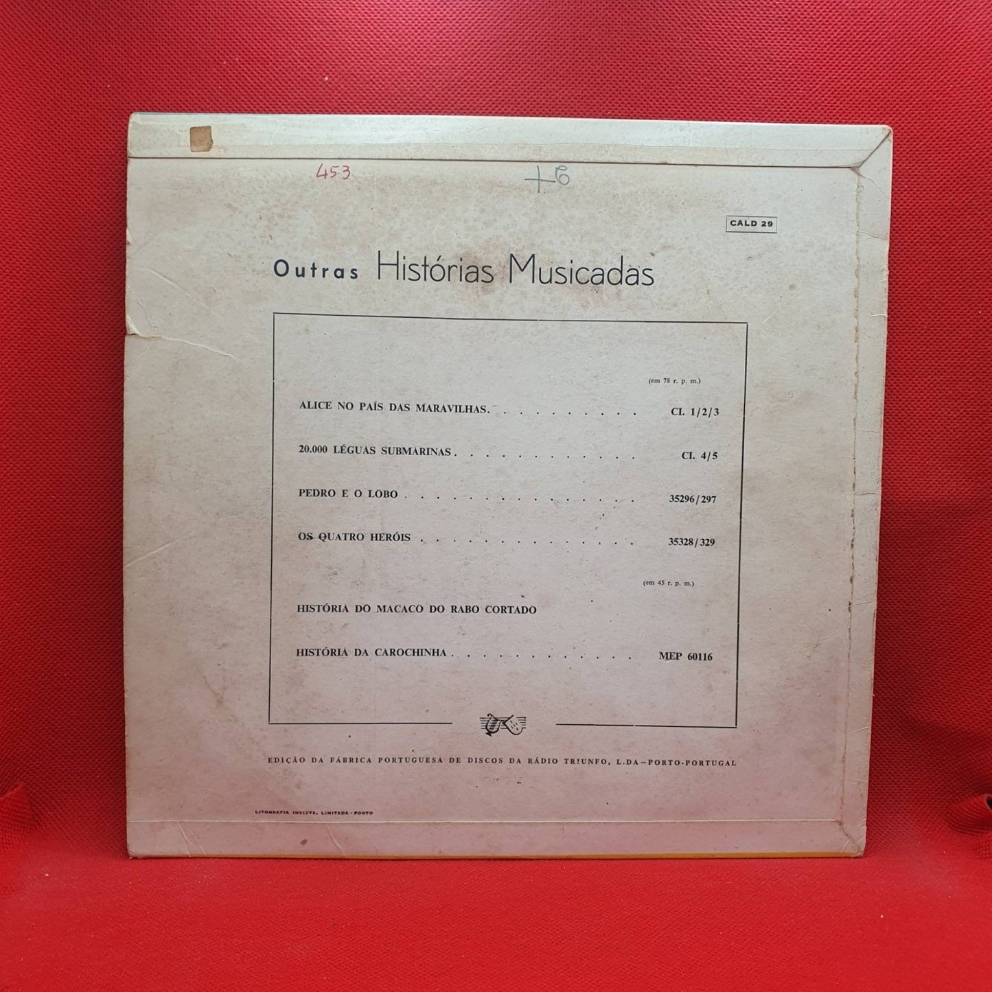 Elenco Continental – O Chapeuzinho Vermelho / Historia da Baratinha - Vinyl Store Online