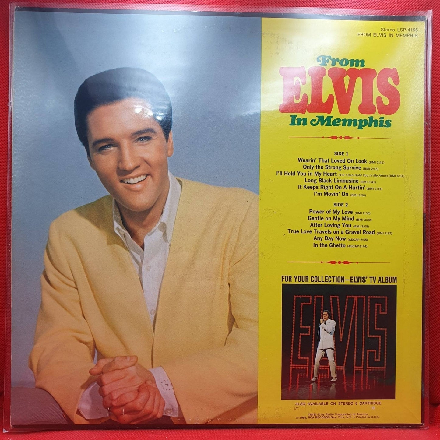 Elvis Presley – From Elvis In Memphis - Vinyl Store Online