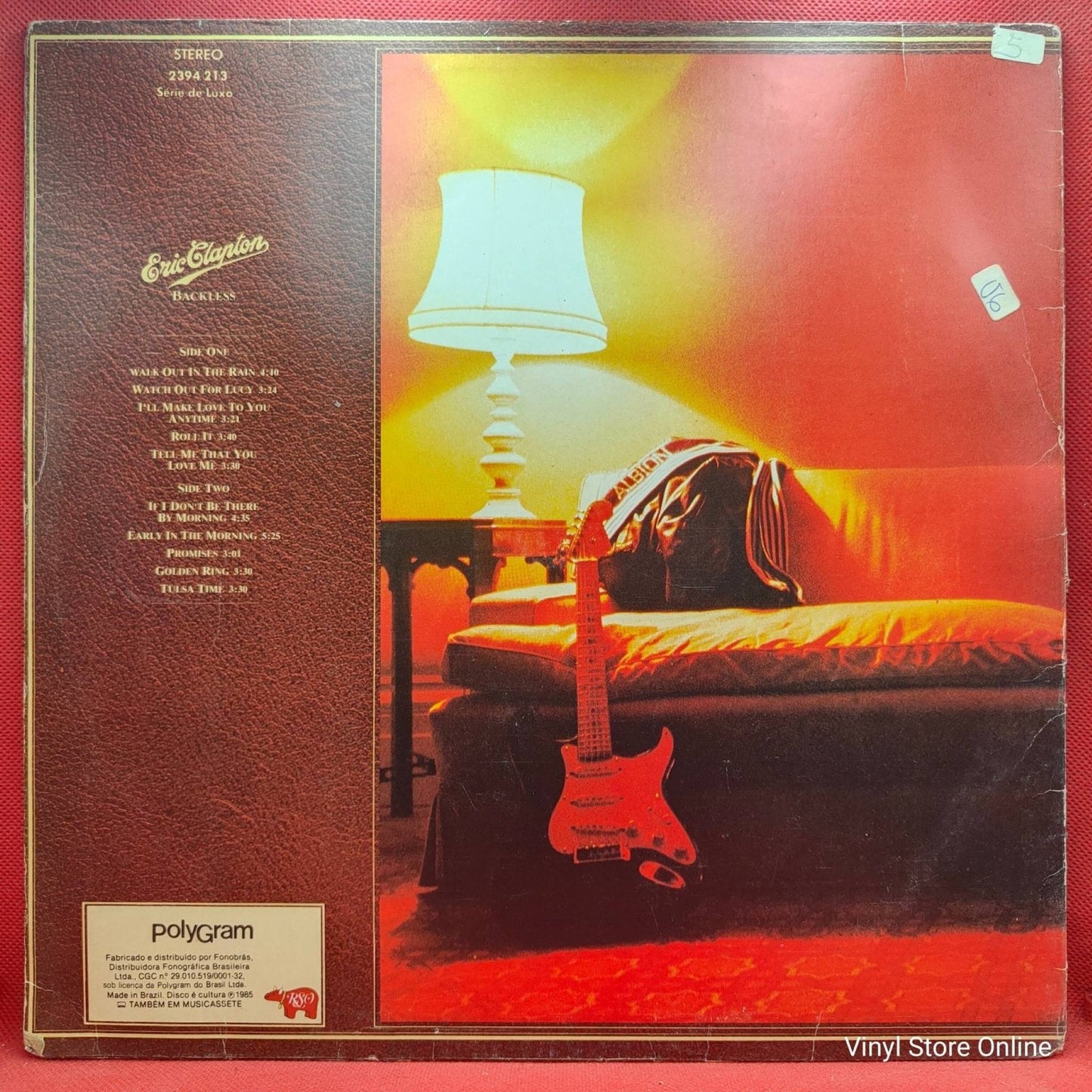 Eric Clapton – Backless - Vinyl Store Online