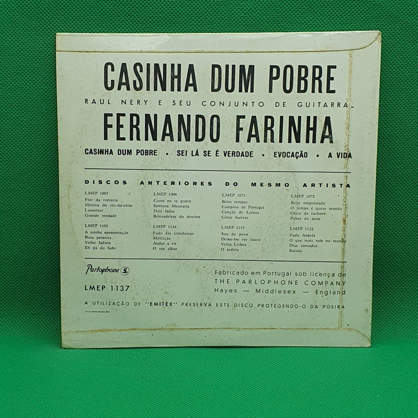 Fernando Farinha – Casinha Dum Pobre - Vinyl Store Online